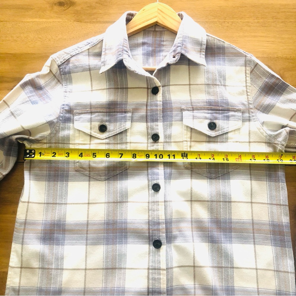 Organic Cotton Flannel Plaid Shirt - Picture 7 of 10